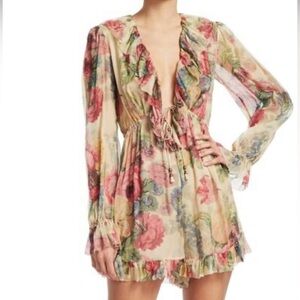 SOLD lined floral romper. Sample sale, no tags. Fits like S/M